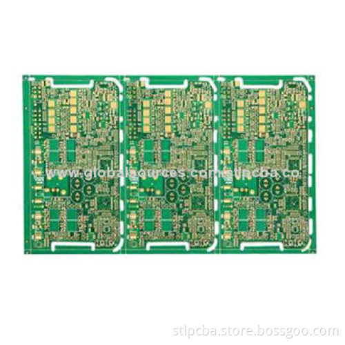Four Layers PCB with Immersion Gold, Green Soldermask, High Quality and Reasonable Price